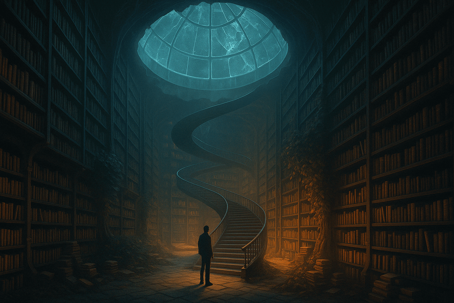 Ilustracion biblioteca