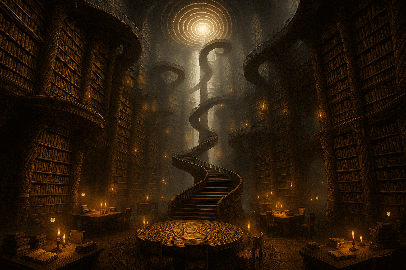 Ilustracion biblioteca