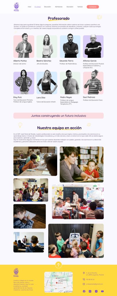 Rediseño del colegio