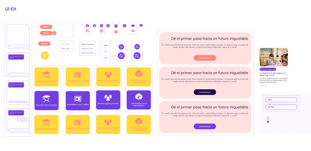 UI kit del colegio