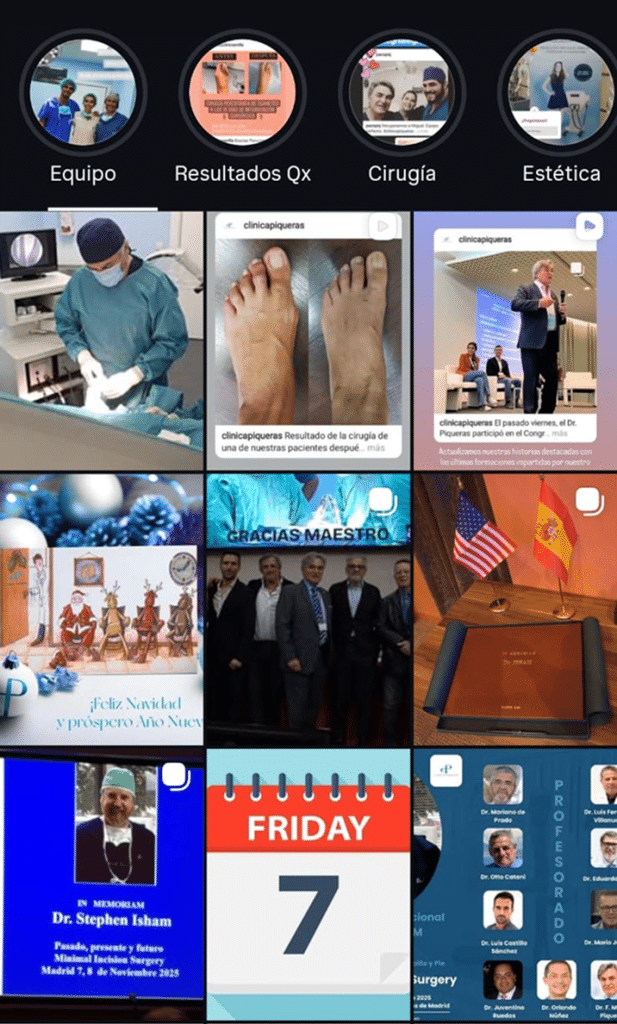 Clínica Piqueras 6 redes de clinica piqueras antes